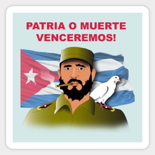 Patria o Muerte Venceremos Sticker